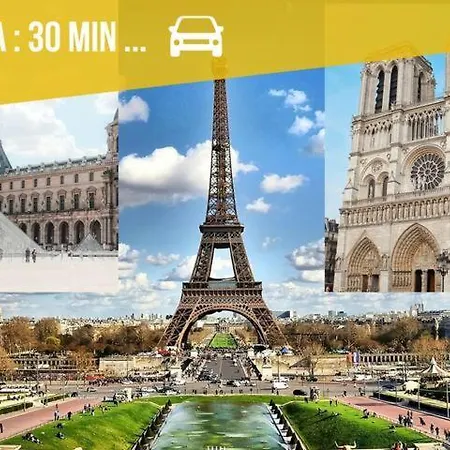 Διαμέρισμα Zen With Netflix, Parking, And Easy Access To Paris