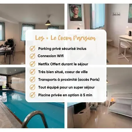 Zen With Netflix, Parking, And Easy Access To Paris Διαμέρισμα